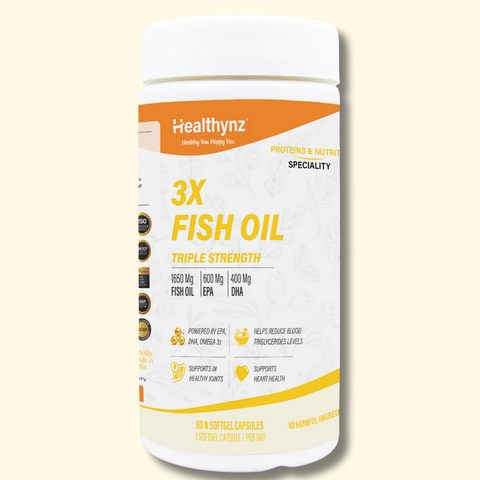Healthynz Tripple Strength Fish Oil, 60 softgels