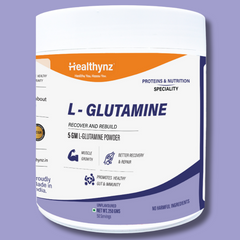 Healthynz L – Glutamine Powder, 250 gm (50 servings)