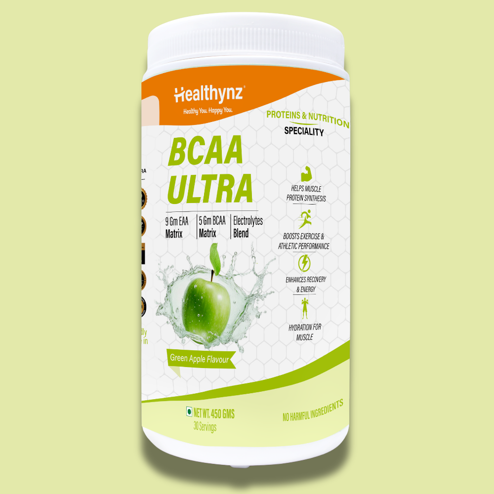 Healthynz BCAA ULTRA Green Apple flavor EAA