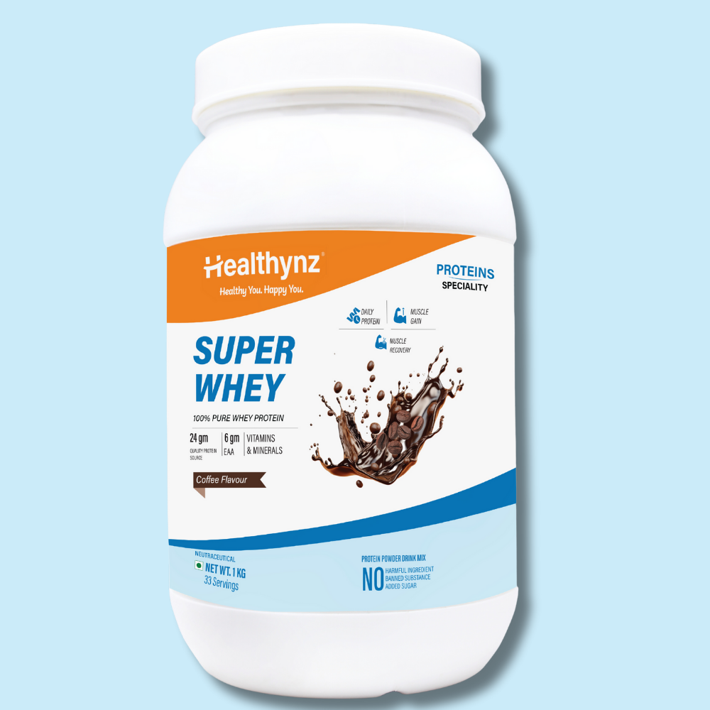Healthynz Super Whey 1 kg Coffee Flavor