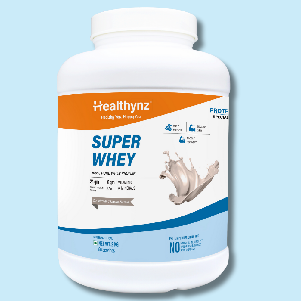 Healthynz Super Whey 2 kg Cookies &  Cream flavor