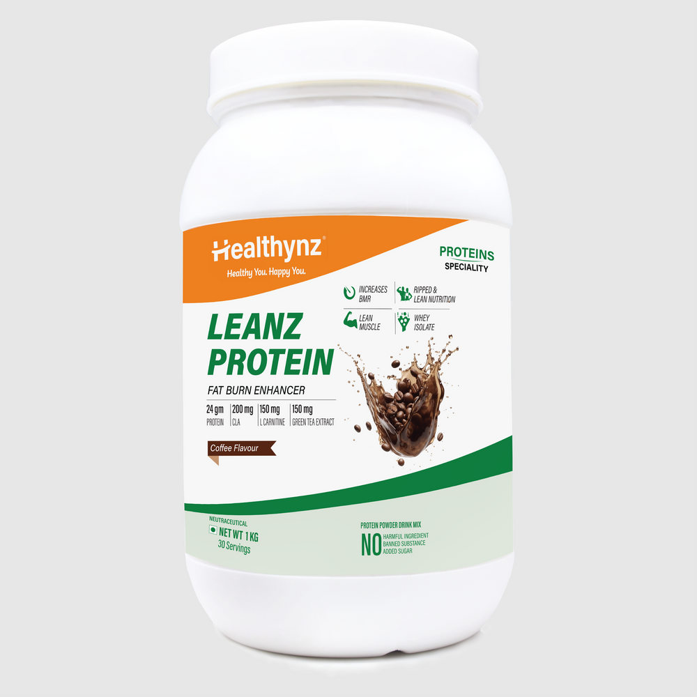 Healthynz leanz protein coffee flavour 1kg